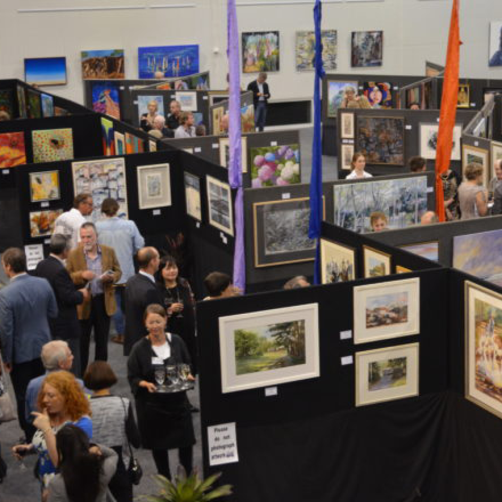 Immanuel Arts Festival, view of gallery floor